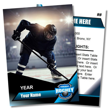 Hockey Card Templates