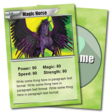 Magic Game Card Templates
