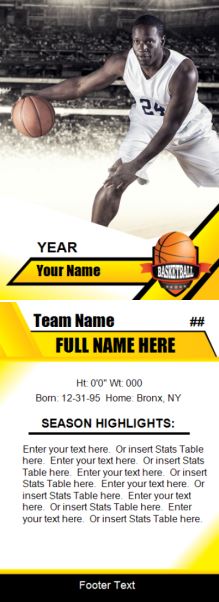 MyTradingCards.com - Make Your own Basketball Cards