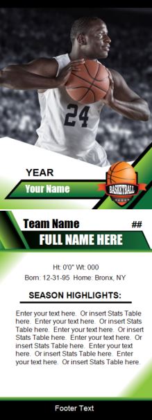 MyTradingCards.com - Make Your own Basketball Cards