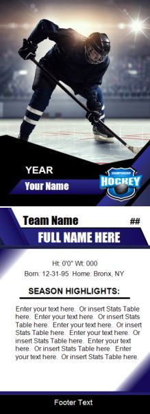 MyTradingCards.com - Make Your own Hockey Cards