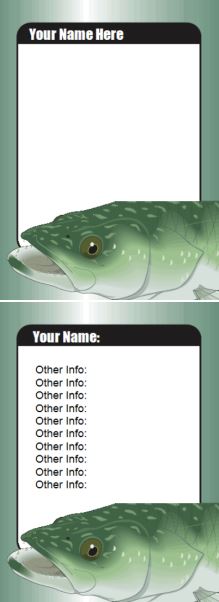 MyTradingCards.com - Make Your own Fishing Cards